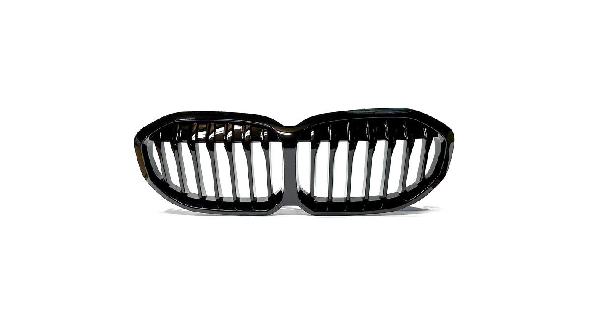 Grille+de+Calandre+Noir+Luisant+sur+mesure+pour+BMW+S%C3%A9rie+1+F40+2019-